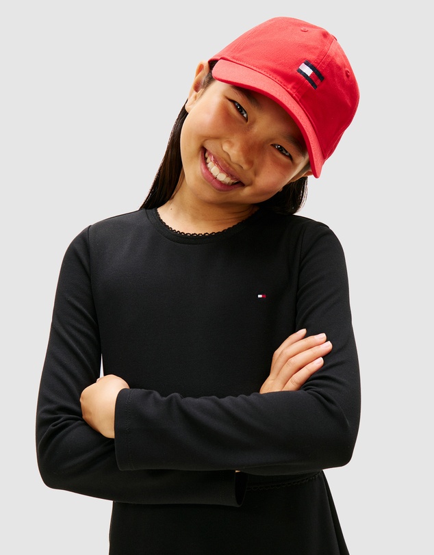 Tommy Hilfiger - Punto Long Sleeve Skater Dress - Kids
