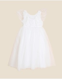 Bebe by Minihaha - Lace and Tulle Ankle Length Dress - Kids