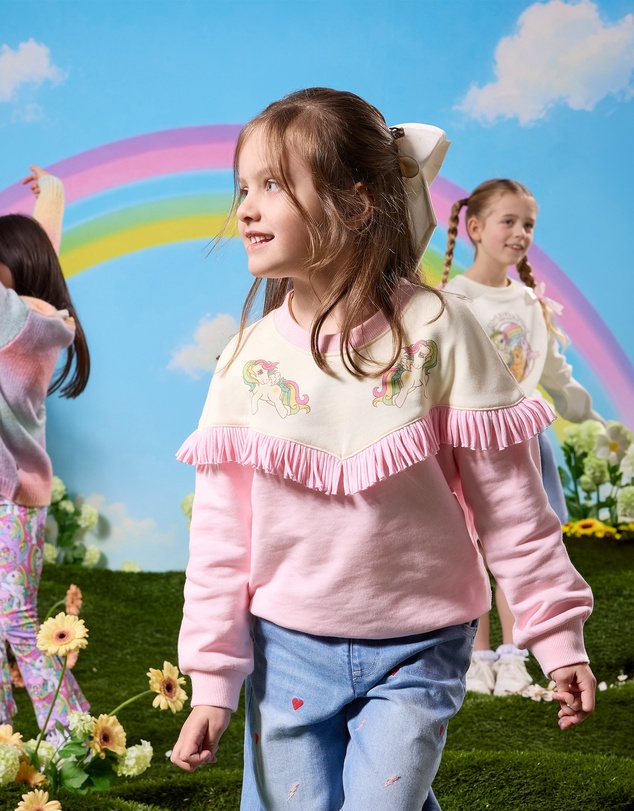 Rock Your Kid - My Little Pony Fringe Sweat in Pink