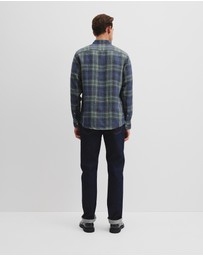 Country Road - Regular Fit Linen Checked Shirt