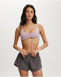 Cotton On Body Active - Ultra Soft Scrunch Front Strappy Crop