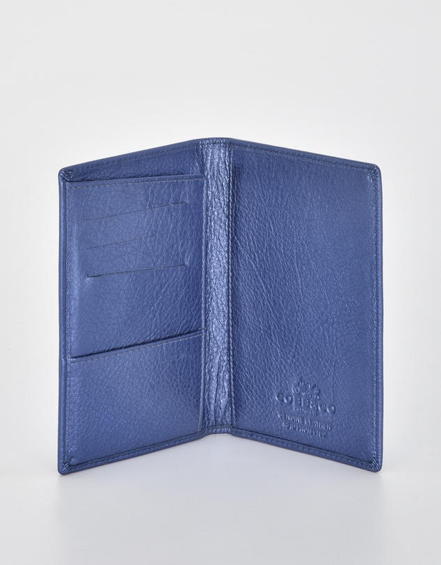 Cobb & Co - Billy Metallic Leather RFID Passport Holder