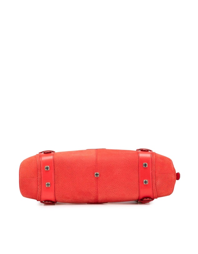 Pre-Loved by Azura Reborn - Pre-Loved loewe Elegant Leather Top Handle Bag with Buckle Details