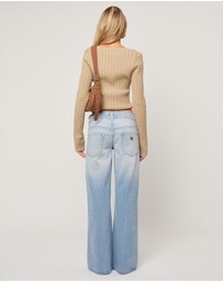 Abrand - 00 Wide Kaia Worn Jeans