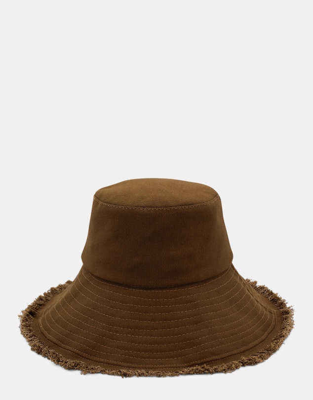 Morgan & Taylor - Cameron Cotton Bucket Hat in Chocolate Brown