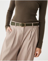 Forcast - Geneva Croc Belt