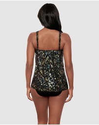 Miraclesuit Swimwear  - Sparkle Plenty Mirage Loose Fit Slimming Underwired Tankini Top