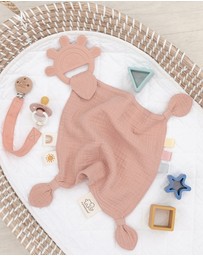Playground - Silicone Comfort Teether - Rose