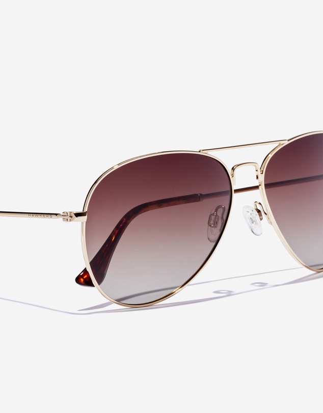 Hawkers Co - HAWKERS - HAWK - POLARIZED GOLD BROWN Sunglasses for Men and Women UV400