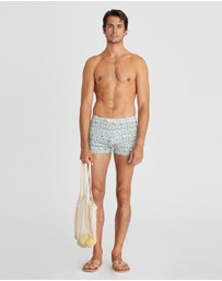 Aqua Blu Australia - Evergreen Lycra Swim Shorts