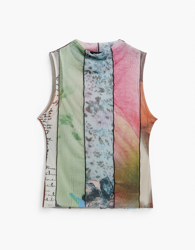 Desigual - Arty print T-shirt
