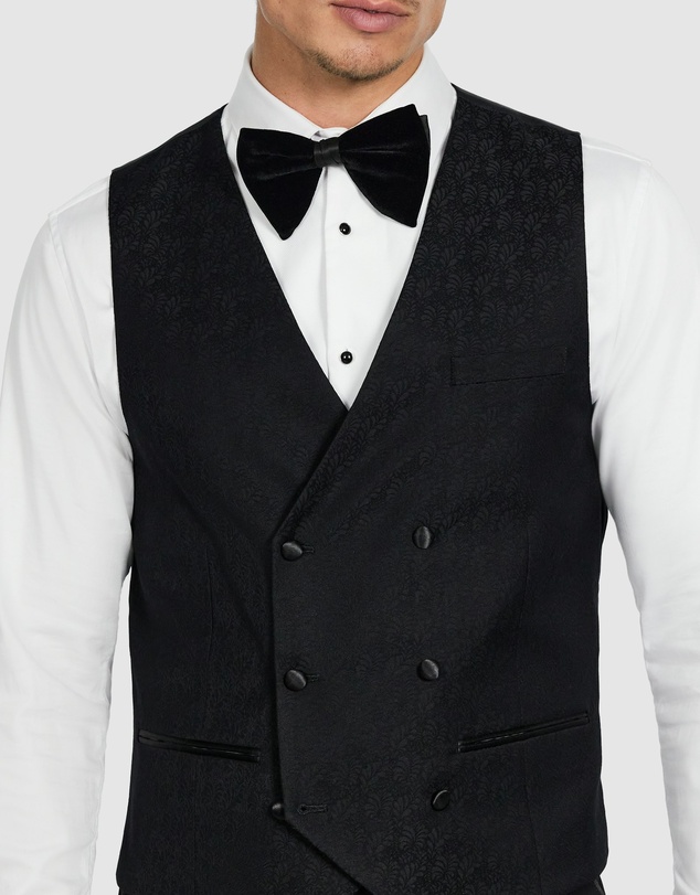 Tarocash - Stirling Db Tuxedo Waistcoat