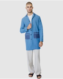 Justin Cassin - Hemming Woven Coat