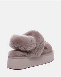 EVERAU - Australian Shepherd Ugg Musa Platform Cow Suede Upper House Shoes