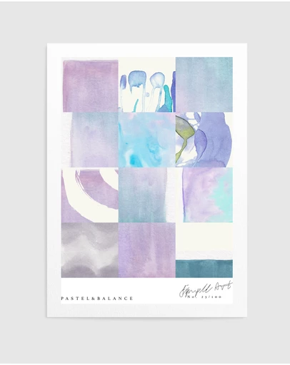 Olive et Oriel - Simple Artline No16 by Treechild Art Print