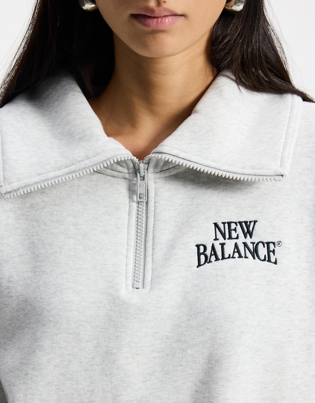 New Balance - Trackside Fleece Half Zip Sweat
