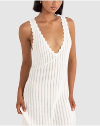 Rhythm - Scallop Knit Maxi Dress