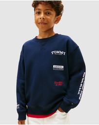 Tommy Hilfiger - Printed Crewneck Sweatshirt - Teens