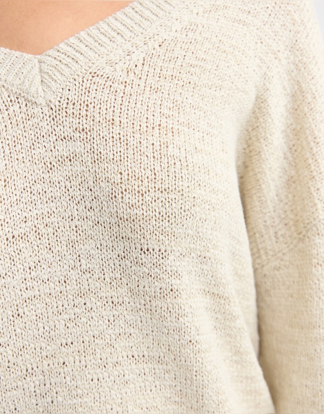 Oxford - Fleur Chunky V-Neck Knit
