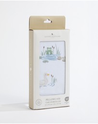 Living Textiles - Organic Toddler Pillowcase - Goosey Goosey