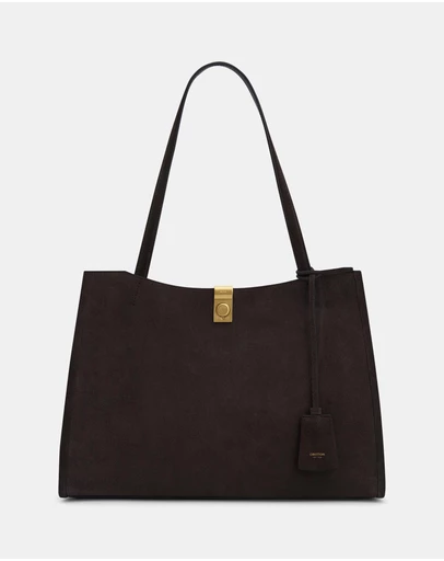 Oroton - Mille Work Tote Suede Bag
