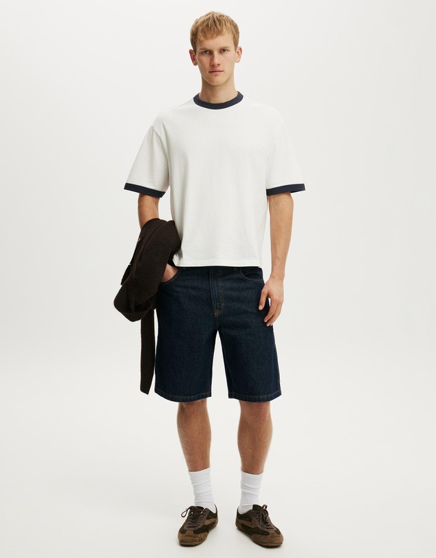 Cotton On - Baggy Denim Shorts