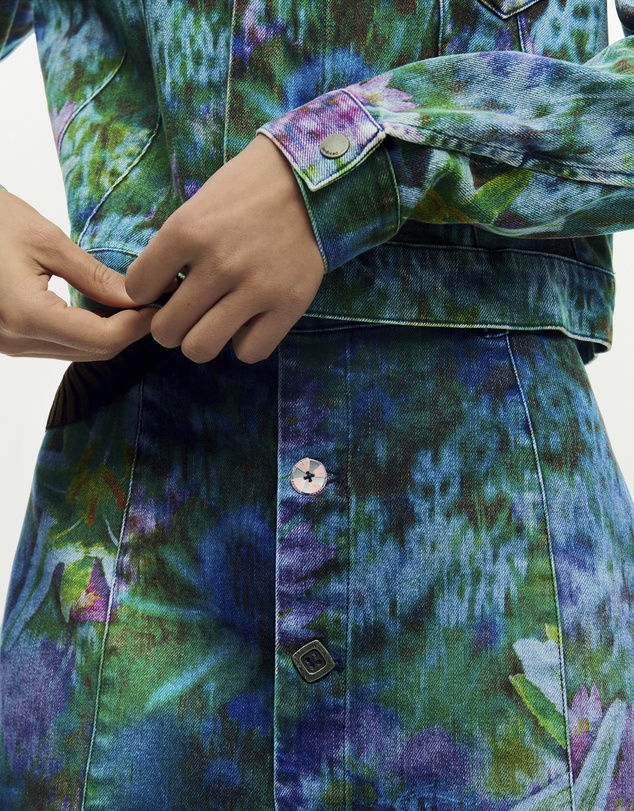 Desigual - Denim garden skirt
