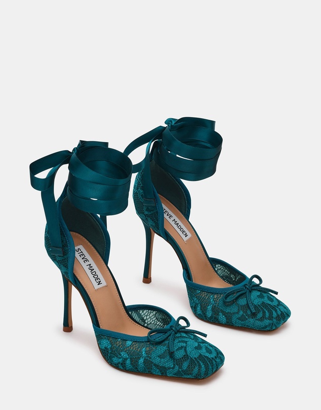 Steve Madden - Larina teal lace