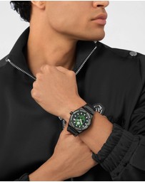 Philipp Plein - PLEIN DELUXE 44mm IP Black Tone Analogue Watch
