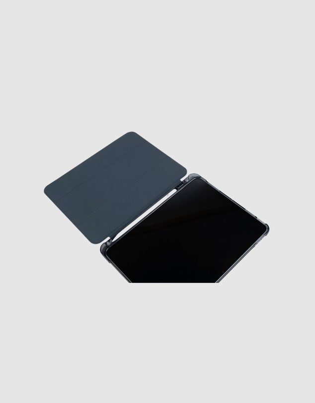 Tucano - Tucano Satin Folio Case Dark Blue for iPad Air 11 Inch M3 M2 2024 with Pencil Holder and Stand