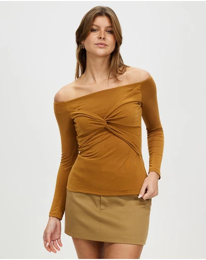 Third Form - Turn Around Off Shoulder Top