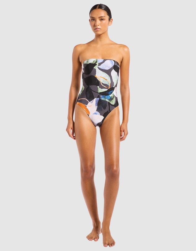 JETS - Flourish Bandeau One Piece