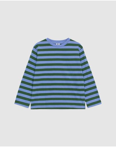 Blue & Grey Stripe