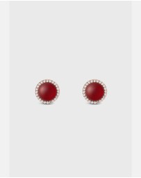 Daniel Wellington - Audrey Earrings Red Agathe