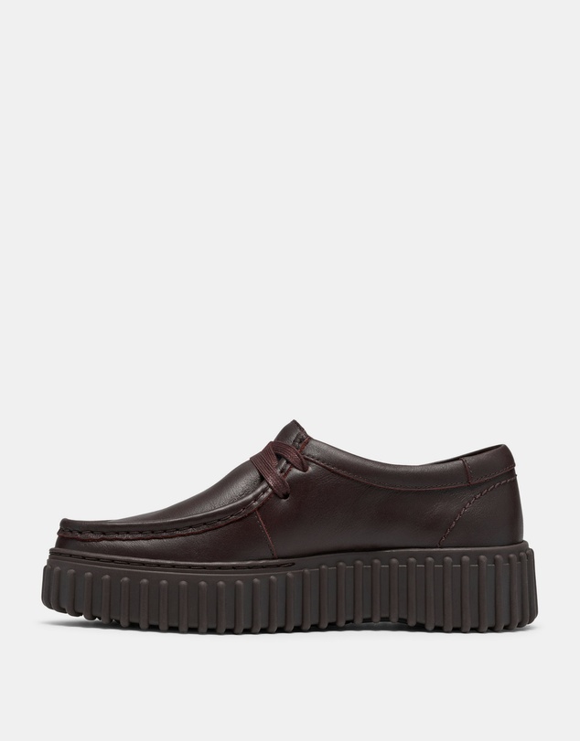 Clarks - Torhill Bee Dark Brown Leather