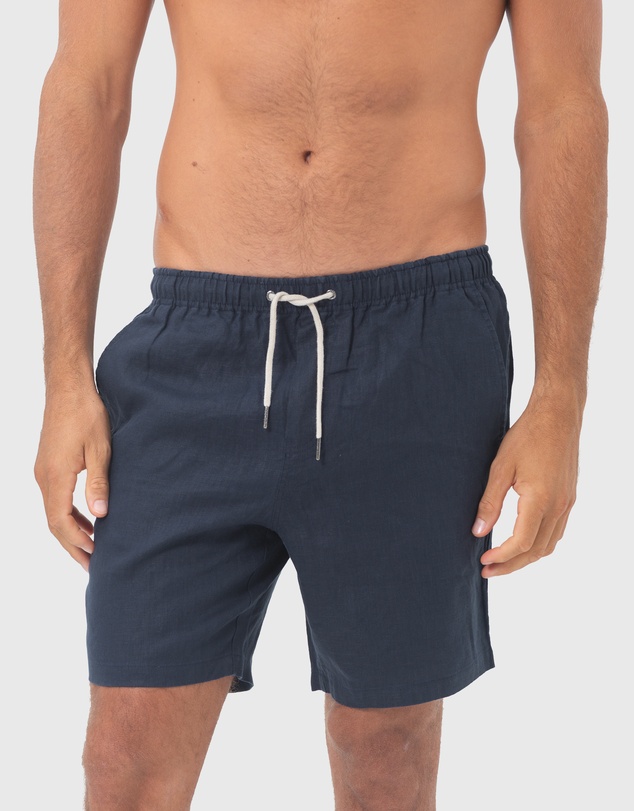 Coast Clothing - Linen Shorts - Navy