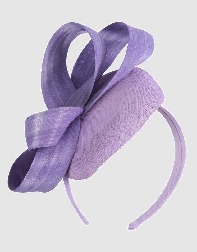 Max Alexander - Lilac Pillbox Racing Fascinator