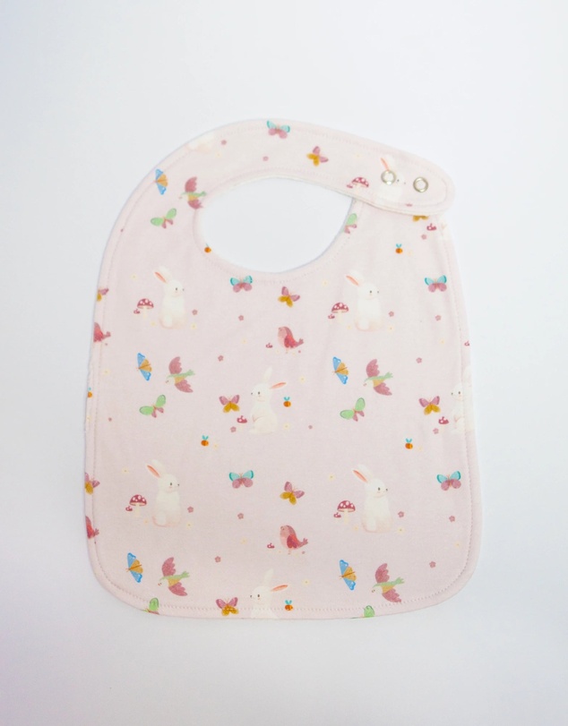 Little Stuff - Butterfly Garden Jersey Bibs Set Of 2