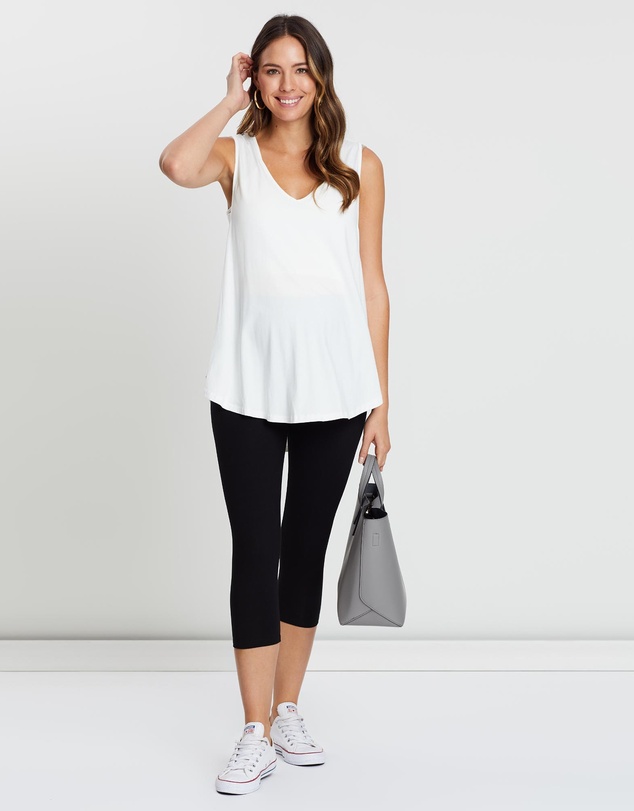 Angel Maternity - Postnatal Tummy Tight Control Built-In Shaping Leggings