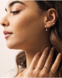 Luna Rae - Solid Gold - Hilo Studs