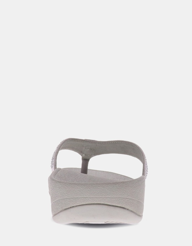 Mia Vita - Allora Toe Post Sandal - Silver Rhinestone