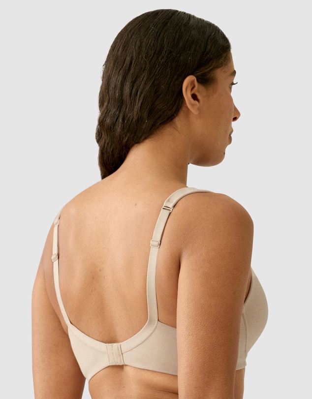 Naturana - Wednesday Organic Cotton Wireless T-Shirt Bra with Padded Straps