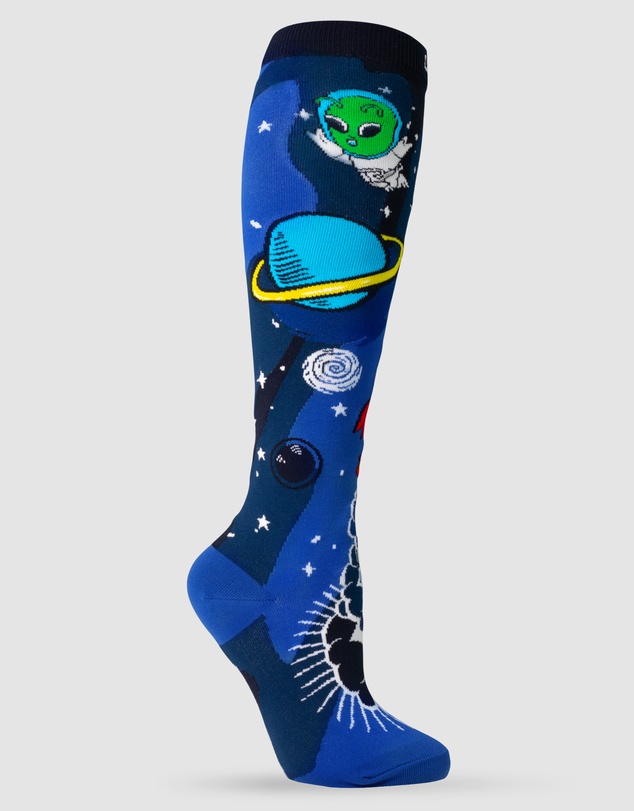 Crazy Skates - Crazy Socks Space Star Knee-High Socks