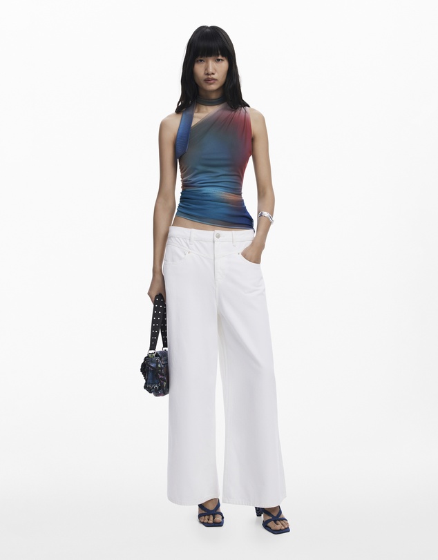 Desigual - Knot neckline T-shirt