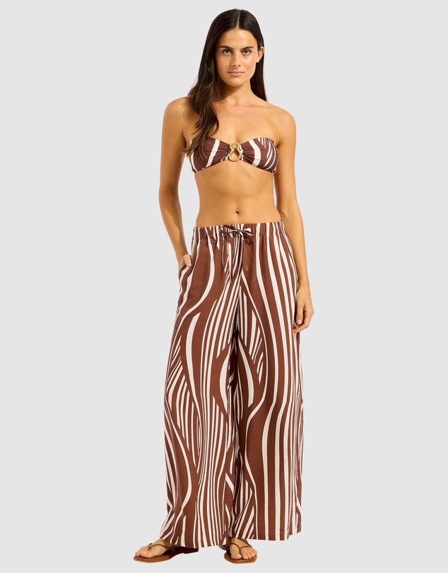 Seafolly - Coastline Drawcord Wide Leg Pant