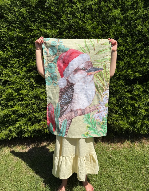 Linen House - Bush Christmas Kookaburra Tea Towel