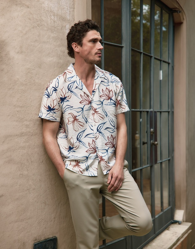 Tarocash - Saros Viscose Floral Shirt