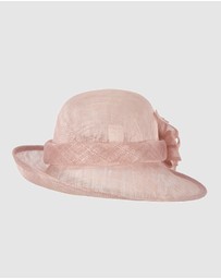 Max Alexander - Sinamay Dusty Pink Fashion Hat