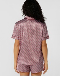 Lorna Jane - Sugar Rush Satin Short Sleeves Shirt