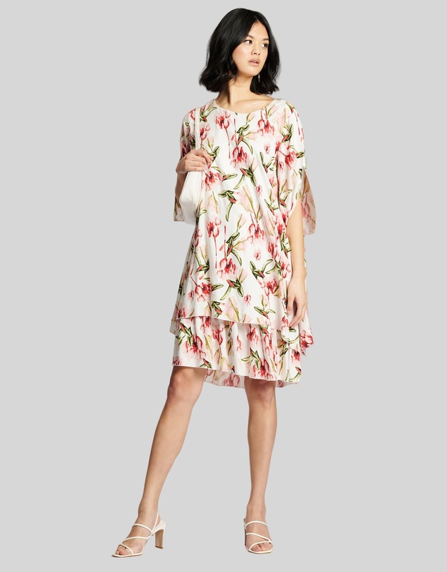 KAJA Clothing - Giana Dress-Pink Floral